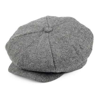Casquette Gavroche La Grosse Pomme à Chevrons gris JAXON & JAMES
