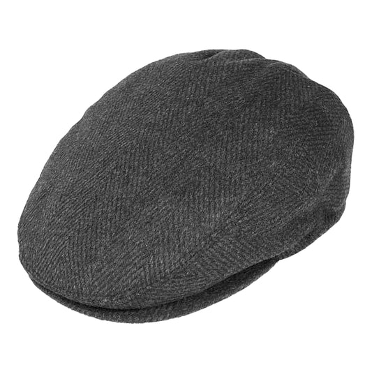 Casquette Plate à Chevrons anthracite JAXON & JAMES