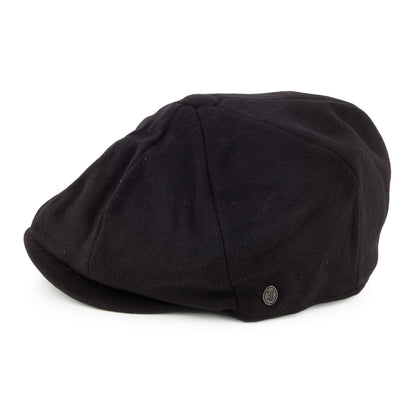 Casquette Gavroche en Pure Laine Harlem noir JAXON & JAMES