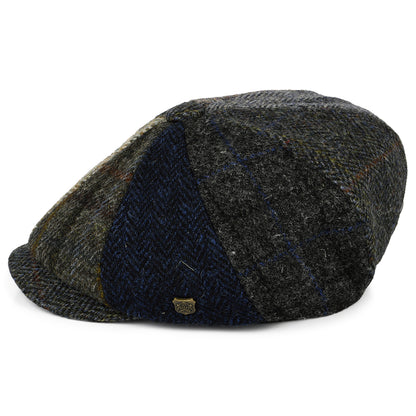 Casquette Gavroche en HARRIS TWEED Classic Lewis multicolore FAILSWORTH