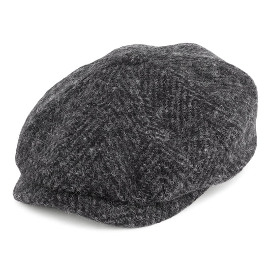 Casquette Gavroche en Laine Hatteras gris foncé STETSON