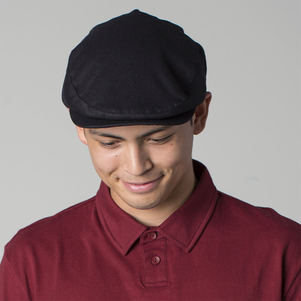Casquette Plate à Chevrons Hooligan Classic noir BRIXTON