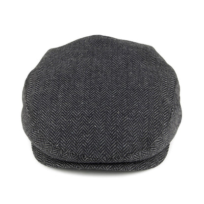 Casquette Plate Hooligan à chevrons gris-noir BRIXTON