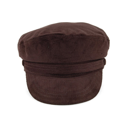 Casquette de Marin en Velours Côtelé marron JAXON & JAMES