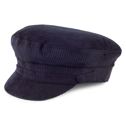 Casquette de Marin en Velours Côtelé Mariner bleu marine FAILSWORTH