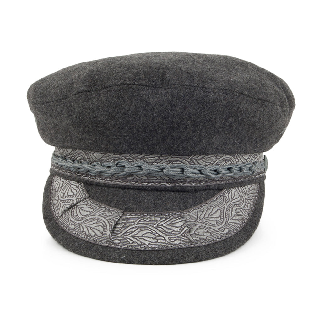 Casquette de Marin en Laine Classic gris JAXON & JAMES