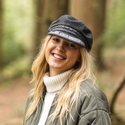 Casquette de Marin en Laine Classic gris JAXON & JAMES