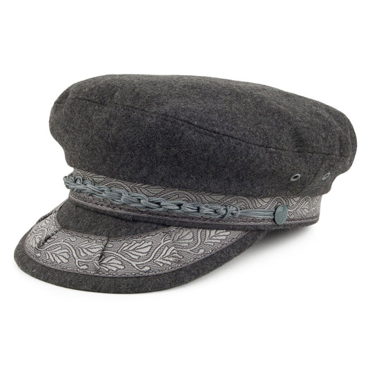 Casquette de Marin en Laine Classic gris JAXON & JAMES