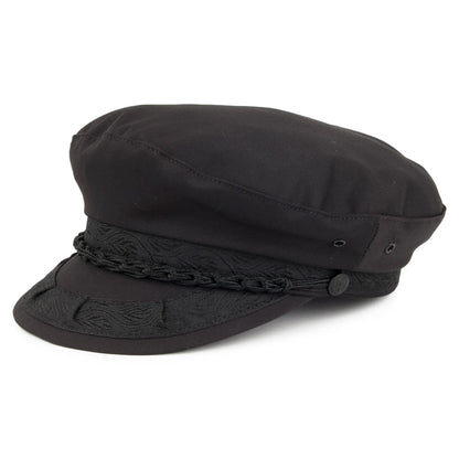 Casquette de Marin Grec en Coton Classic noir JAXON & JAMES