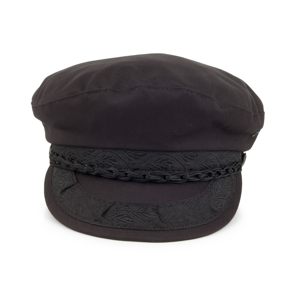 Casquette de Marin Grec en Coton Classic noir JAXON & JAMES