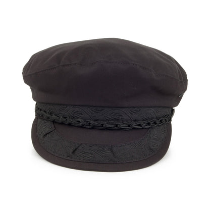 Casquette de Marin Grec en Coton Classic noir JAXON & JAMES