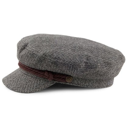 Casquette de Marin Fiddler à Chevrons gris-crème BRIXTON