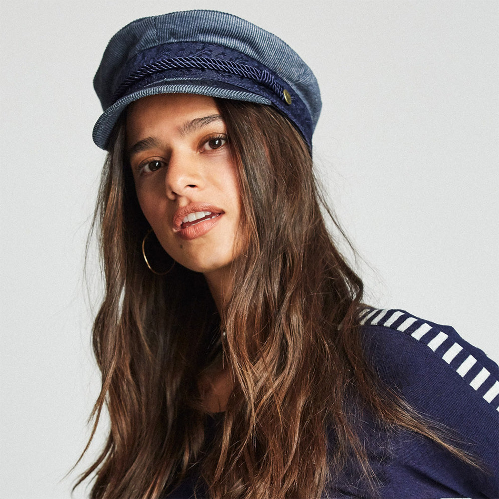 Casquette de Marin Fiddler Albany bleu marine BRIXTON