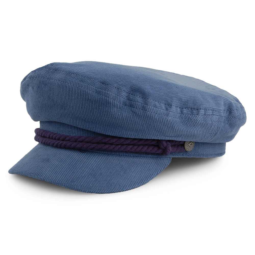 Casquette de Marin en Velours Côtéle bleu marine BRIXTON
