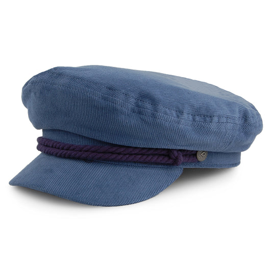 Casquette de Marin en Velours Côtéle bleu marine BRIXTON