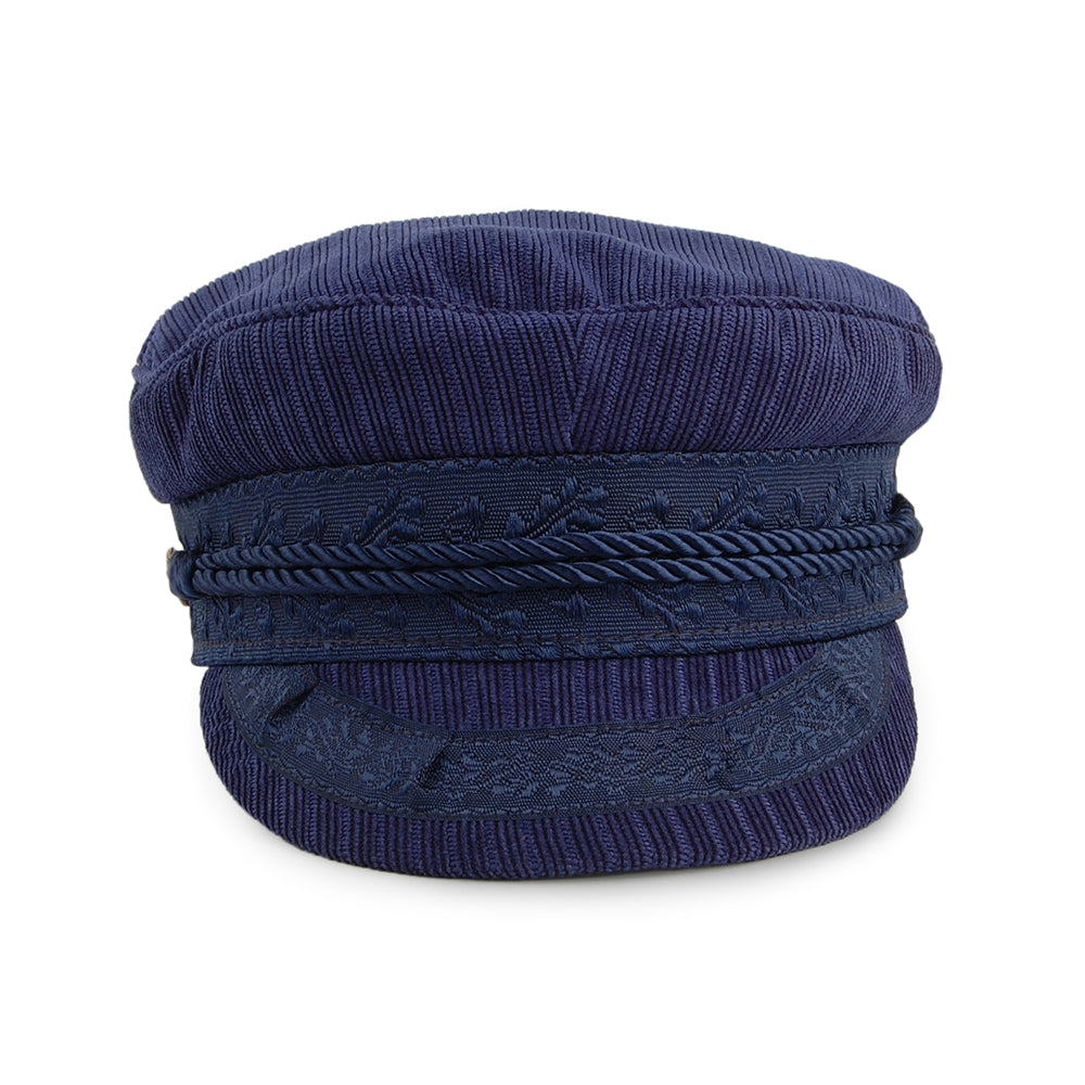 Casquette de Marin Fiddler Striée Albany bleu marine BRIXTON