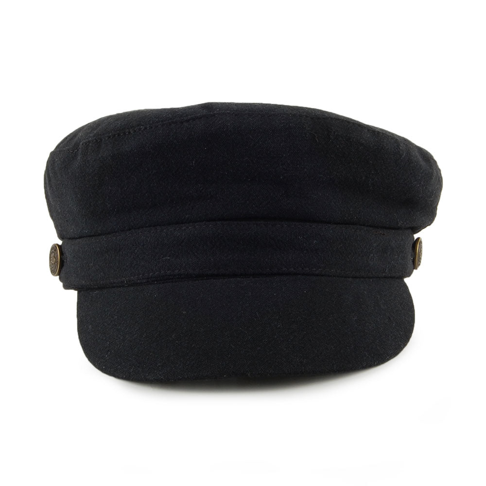Casquette de Marin en Lin Épais Paddington noir CHRISTYS