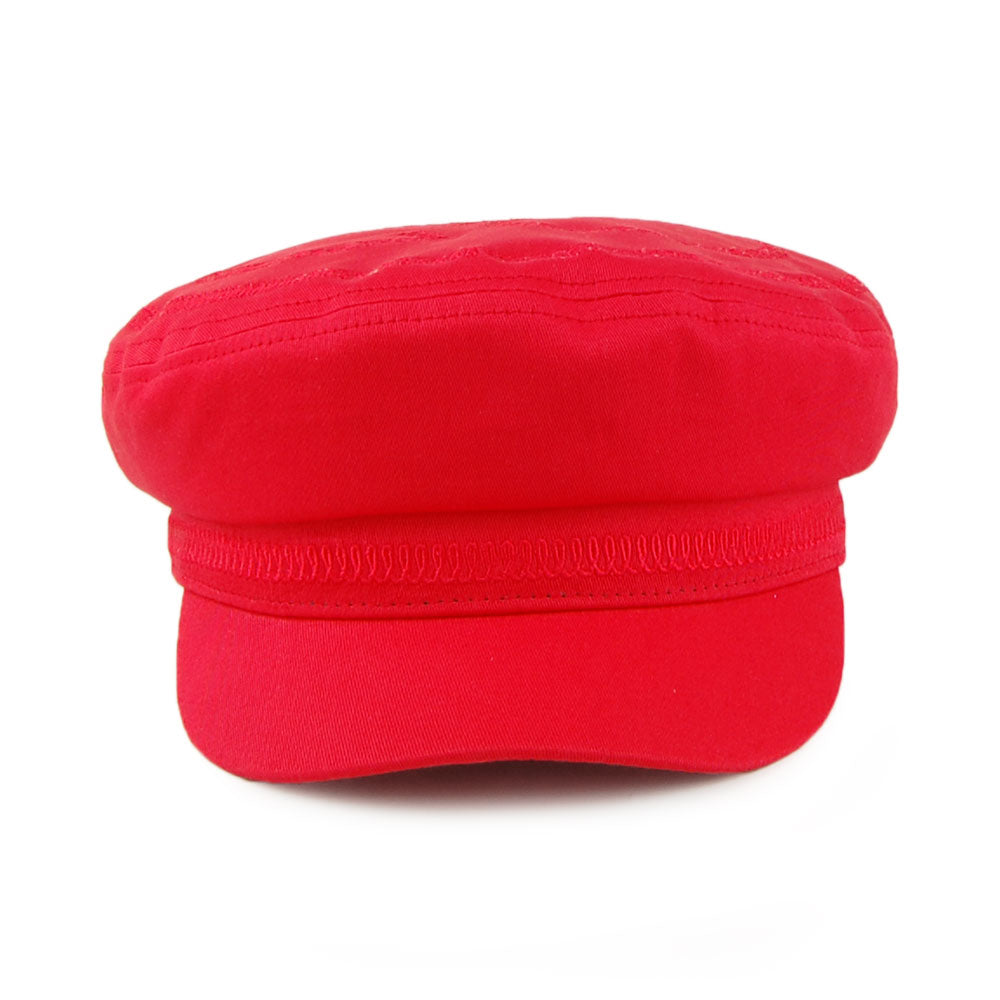 Casquette de Marin Fiddler Cœur Brodé rouge BRIXTON