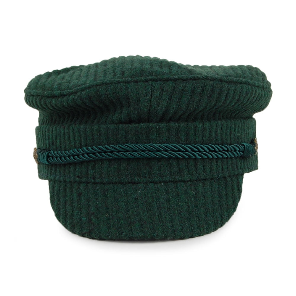 Casquette de Marin Fiddler Côtelée Albany émeraude BRIXTON