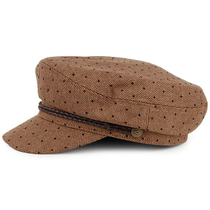 Casquette de Marin Fiddler à Pois Ashland marron-noir BRIXTON