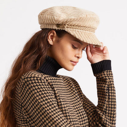 Casquette de Marin en Peluche Ashland beige sable BRIXTON