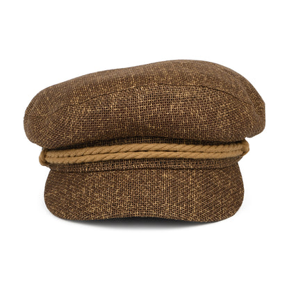 Casquette de Marin en Paille marron clair BRIXTON