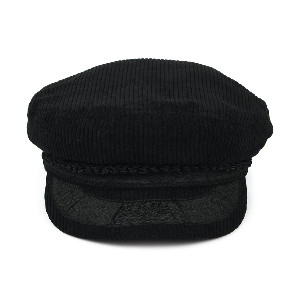 Casquette de Marin en Velours Côtelé Reserve noir BRIXTON
