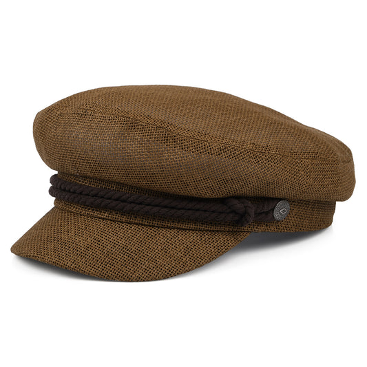 Casquette de Marin en Paille Lightweight X marron clair BRIXTON