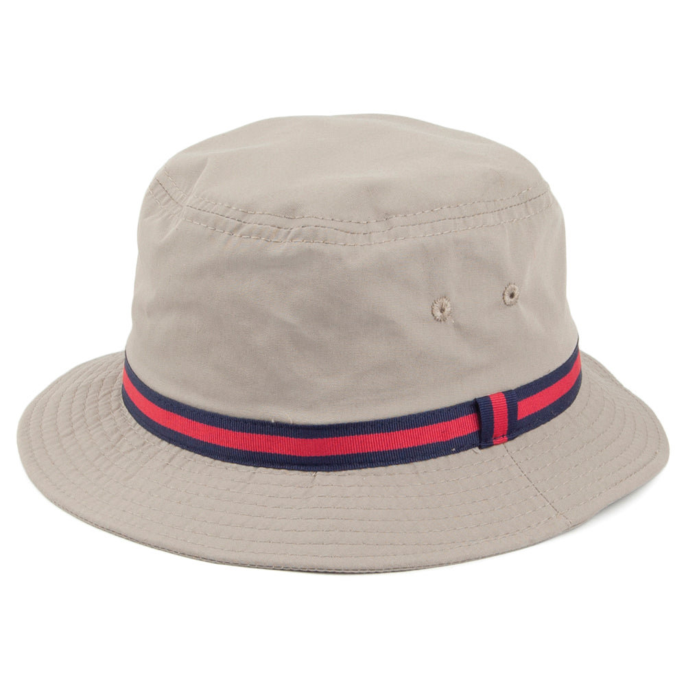 Chapeau Bob Hydrofuge à Rayures khaki DORFMAN PACIFIC