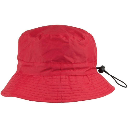 Chapeau Bob de Pluie Hydrofuge rouge WHITELEY