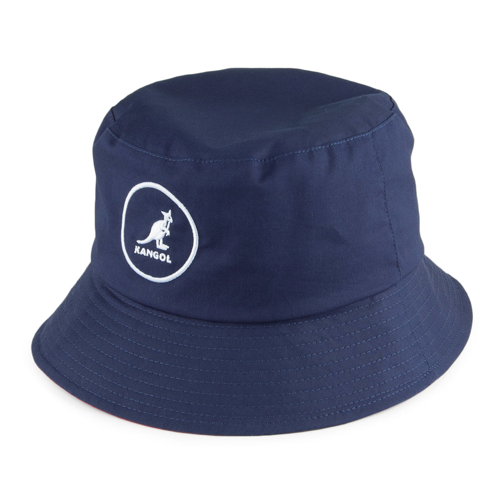 Chapeau Bob en Coton Hydrofuge bleu marine KANGOL