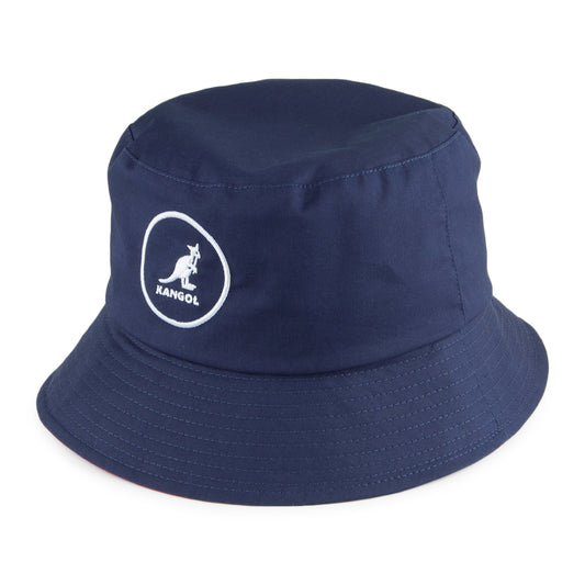 Chapeau Bob en Coton Hydrofuge bleu marine KANGOL
