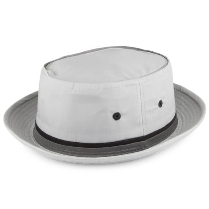 Chapeau Bob Pliable gris clair DORFMAN-PACIFIC