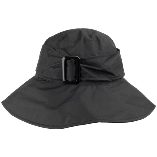 Chapeau de Pluie Hydrofuge avec Boucle noir WHITELEY