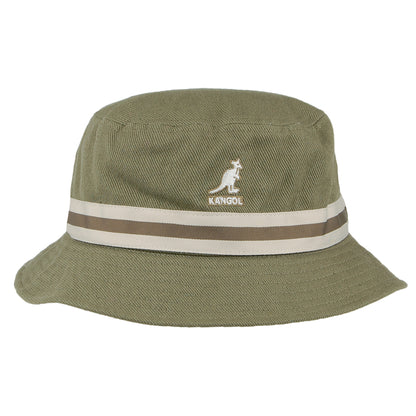 Chapeau Bob Stripe Lahinch mousse KANGOL