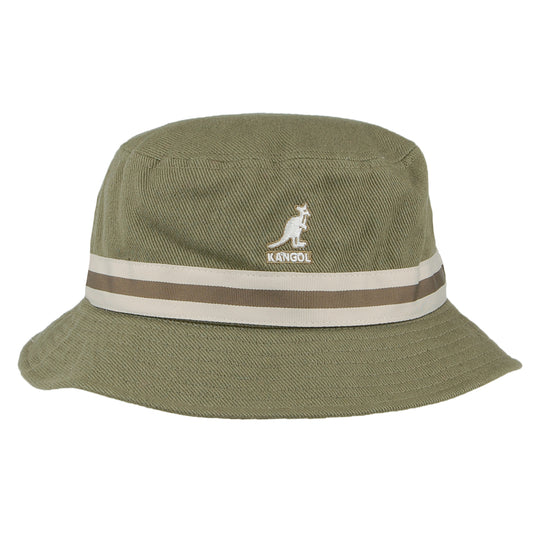 Chapeau Bob Stripe Lahinch mousse KANGOL