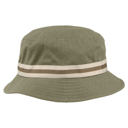 Chapeau Bob Stripe Lahinch mousse KANGOL