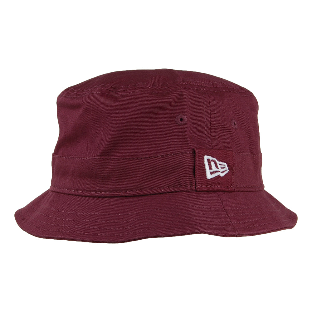 Chapeau Bob en Coton Essential bordeaux NEW ERA