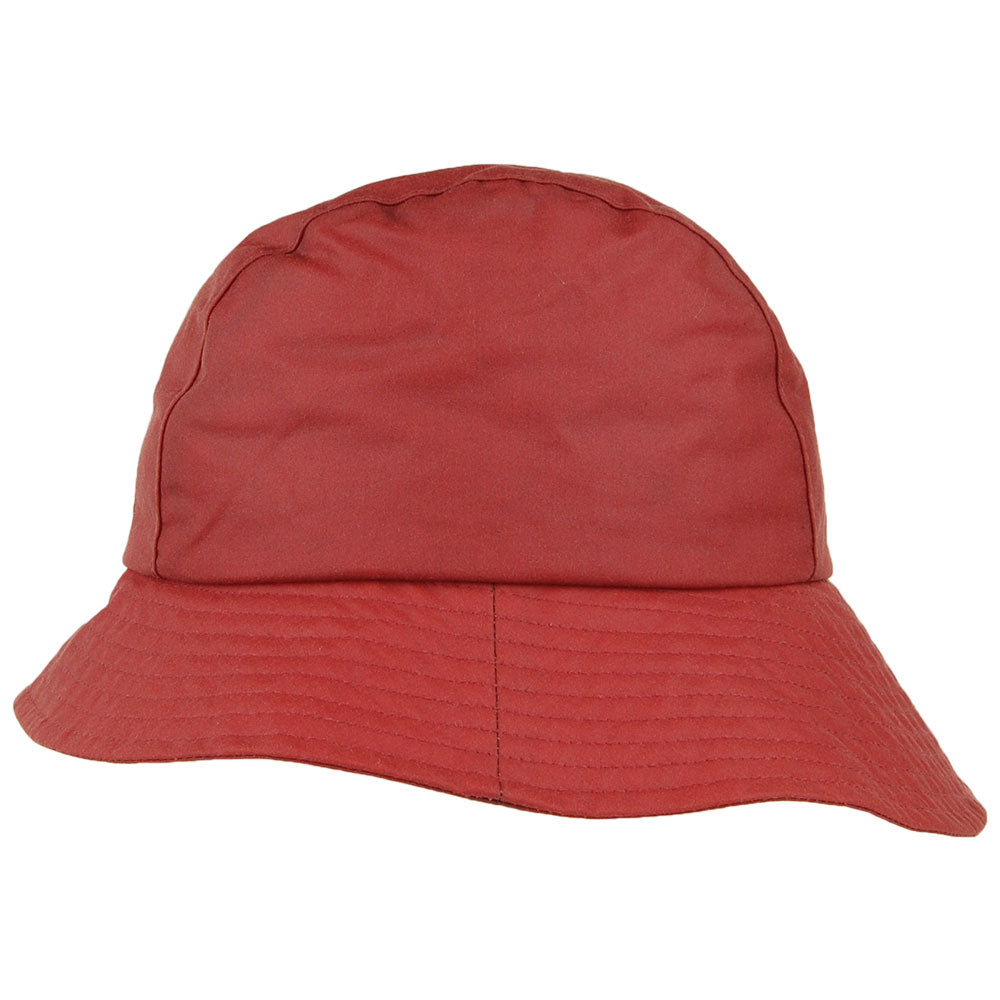 Chapeau Bob en Coton Ciré Round Crown rouille FAILSWORTH