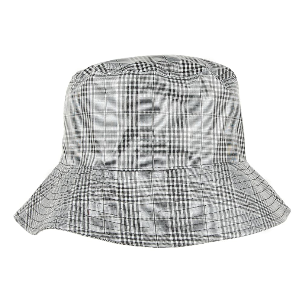Chapeau de Pluie Tartan Bastia noir-gris SCALA