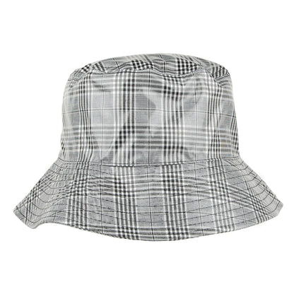 Chapeau de Pluie Tartan Bastia noir-gris SCALA