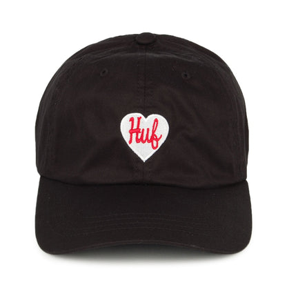 Casquette à Visière Incurvée Plastic Heart noir HUF