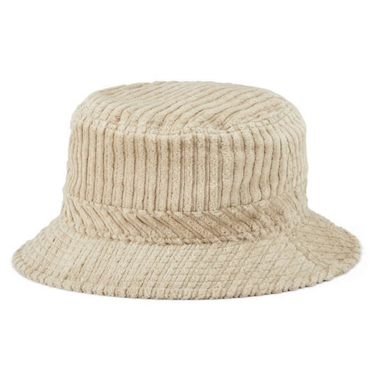 Chapeau Bob en Velours Côtelé Hardy beige sable BRIXTON