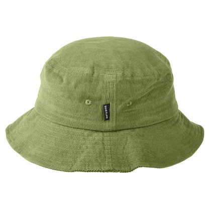 Chapeau Bob en Velours Côtelé olive THE QUIET LIFE