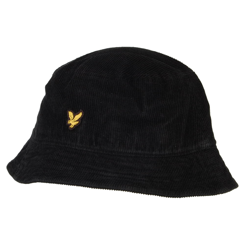 Chapeau Bob en Velours Côtelé noir LYLE & SCOTT