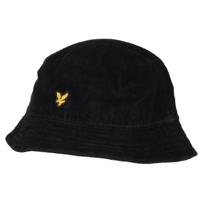 Chapeau Bob en Velours Côtelé noir LYLE & SCOTT