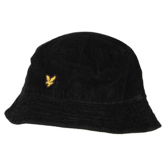 Chapeau Bob en Velours Côtelé noir LYLE & SCOTT
