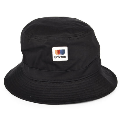 Chapeau Bob en Coton Sergé Pliable Alton noir BRIXTON