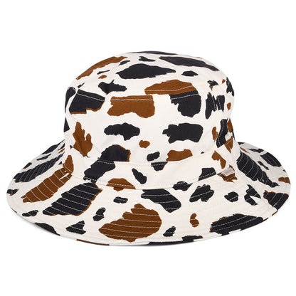 Chapeau Bob Pliable à Imprimé Bétail Petra mélange de marrons BRIXTON