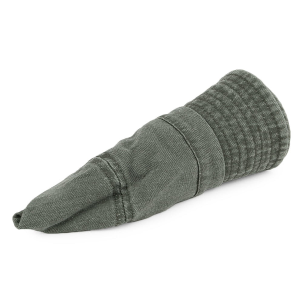 Chapeau Bob en Coton Pliable olive JAXON & JAMES